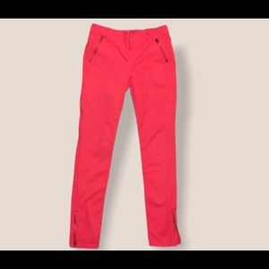 Old Navy Stretch Zip Chino Pants in Salmon Size 16